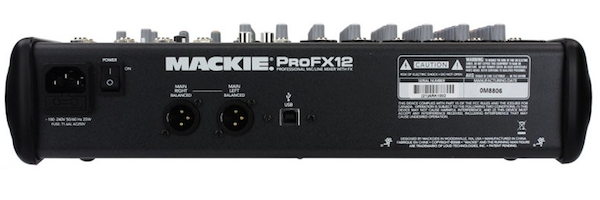 Mackie ProFX12 (Back)
