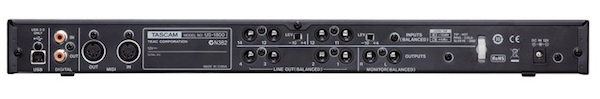 Tascam US-1800 Back