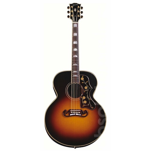 Gibson J-200 Electro Acoustic Guitar Vintage Sunburs