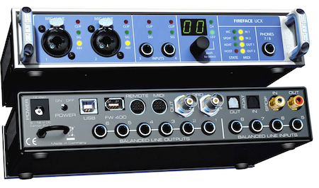 RME Fireface UCX Interface, Front And Back