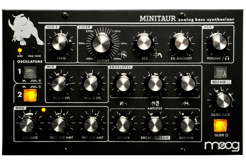 Moog Minitaur - Front Panel