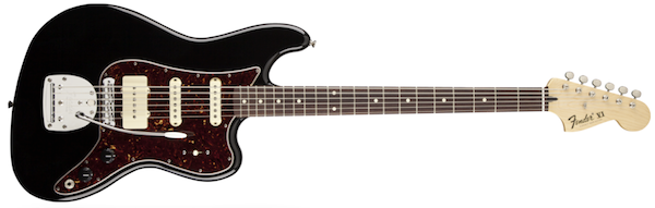 Fender Pawn Shop Bass VI Black Guitar