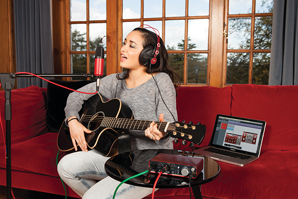 Focusrite Scarlett Studio Package In Use