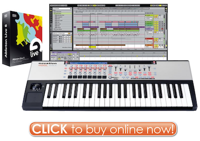 Click her to Buy Ableton Live 8 Novation 49 SL MkII Bundle