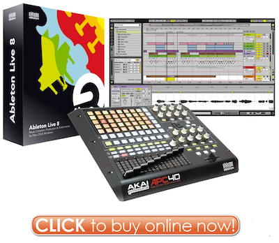 Click to Buy Ableton Live 8 Akai APC40 Controller Bundle