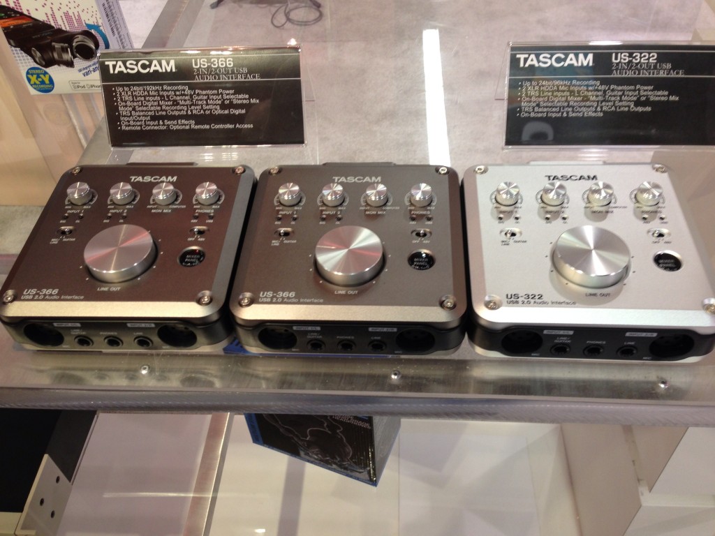 Tascam US-366 & US-322 Audio Interfaces