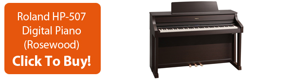 Click To Buy Roland HP-507 Digital Piano Rosewood