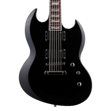 ESP LTD Viper-330 Electric Guitar, Black