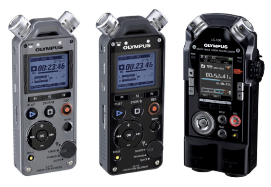 Olympus LS-12, LS-14, LS-100 Portable Recorders