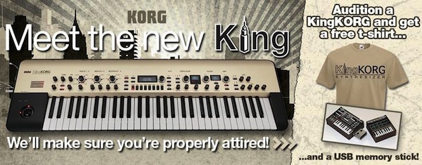 KingKORG Free T-Shirt and USB Stick Offer