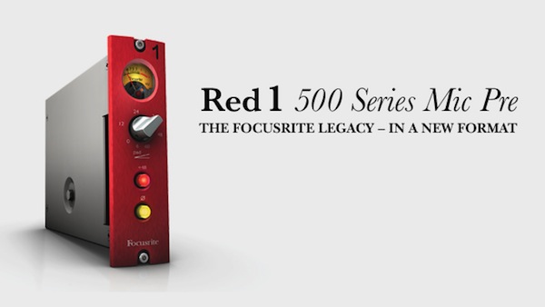 Focusrite Red 1 500 Series Mic Pre Banner