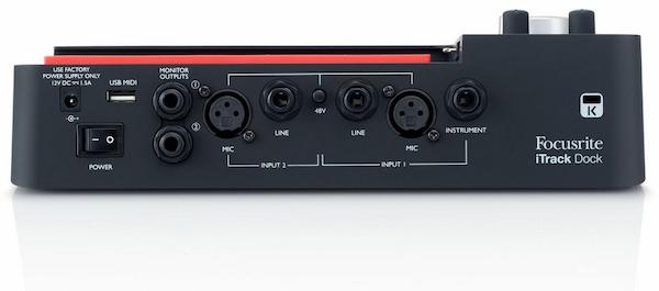 Focusrite iTrack Dock - Connections