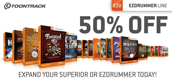 Half Price Toontrack EZXs