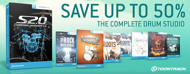 Toontrack Superior Drummer - Save Up To 50%