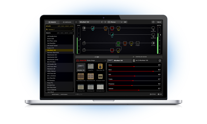 Line 6 Helix Plugin Screenshot