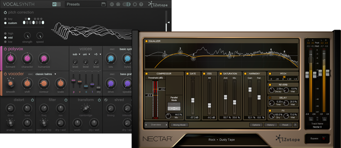 Izotope Nectar2 and Vocal Synth