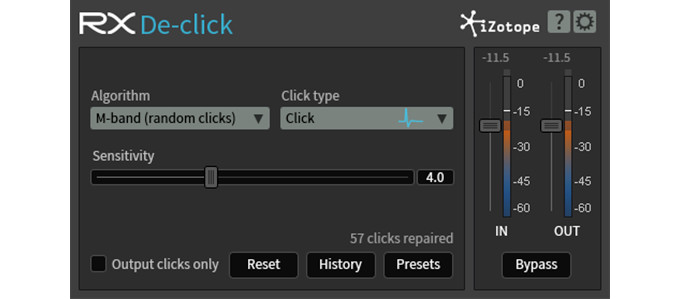 iZotope RX deClick