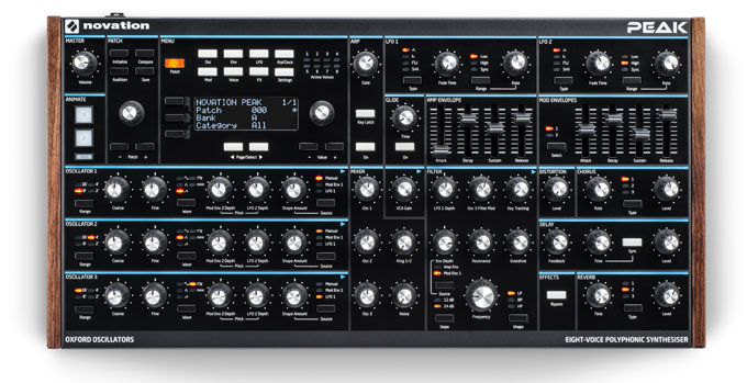 Novation Peak Overhead