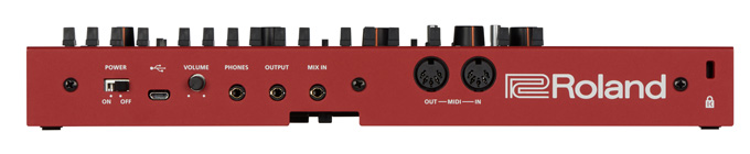 Roland SH-01A_red_rear